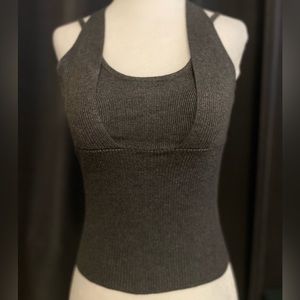 Anthropologie Ribbbed Sweater Tank